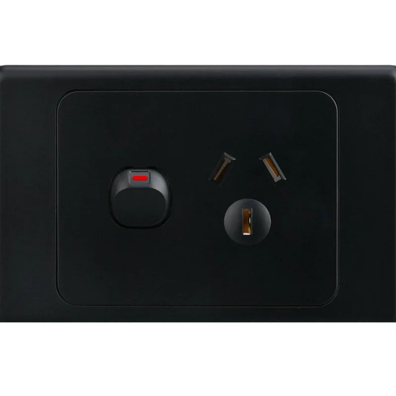118 Type Australian Standard Socket Switch Combination Single Opening Multi Hole Socket Panel Multi Opening Multi Hole 10a/15a