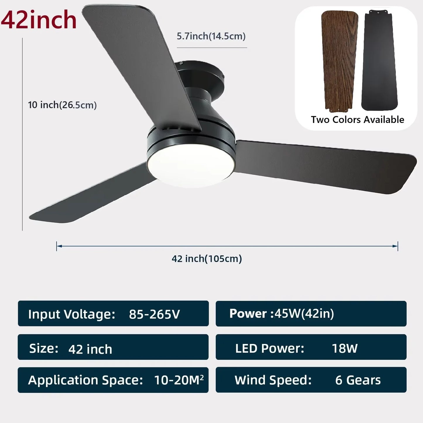 Large Lighting Ceiling Fan with Remote Control Dimming Home Silent Cool Electric Fan Nordic Living Room Ceiling Fans with Lights
