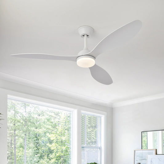 52 inch household ceiling fan with lights, remote control, six speed variable frequency motor