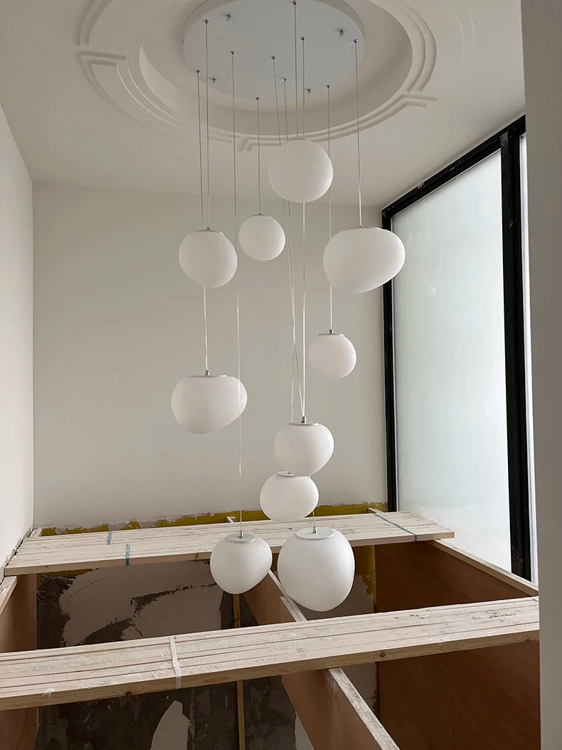 Nordic home decor dining room Pendant lamp lights indoor lighting stair lamp hanging light chandelier lamps for living room