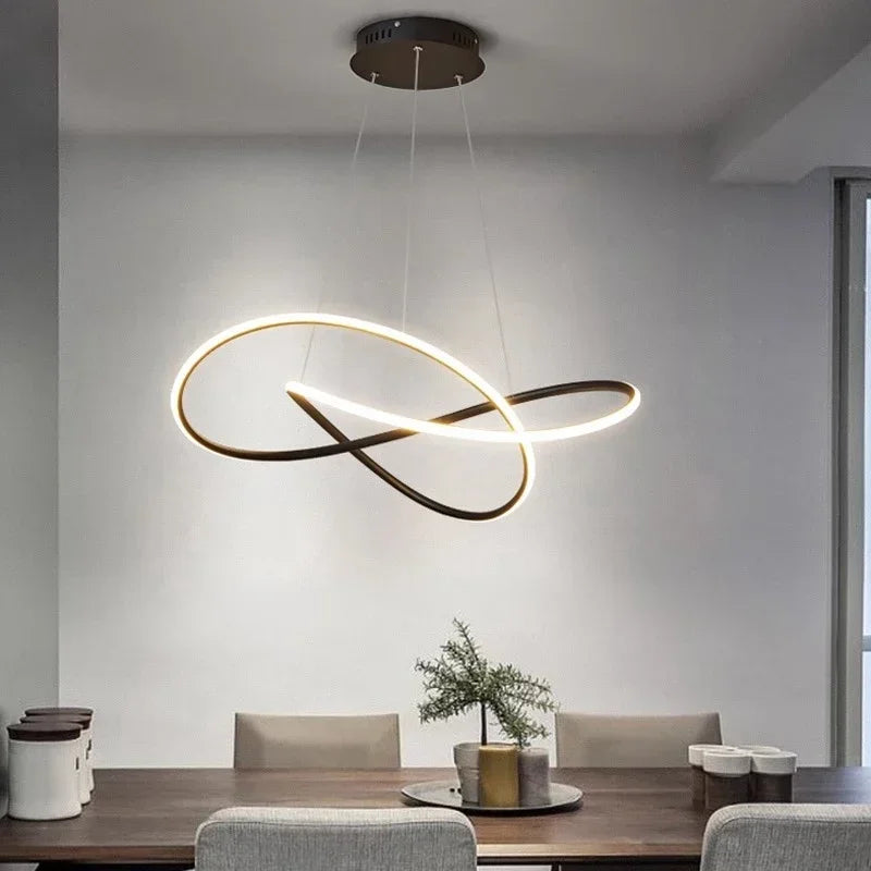 60cm Ceiling Chandelier, Living Room, Dining Room, Bedroom, Hotel Chandelier, Dining Table, Fashionable LED Warm Light Fixture