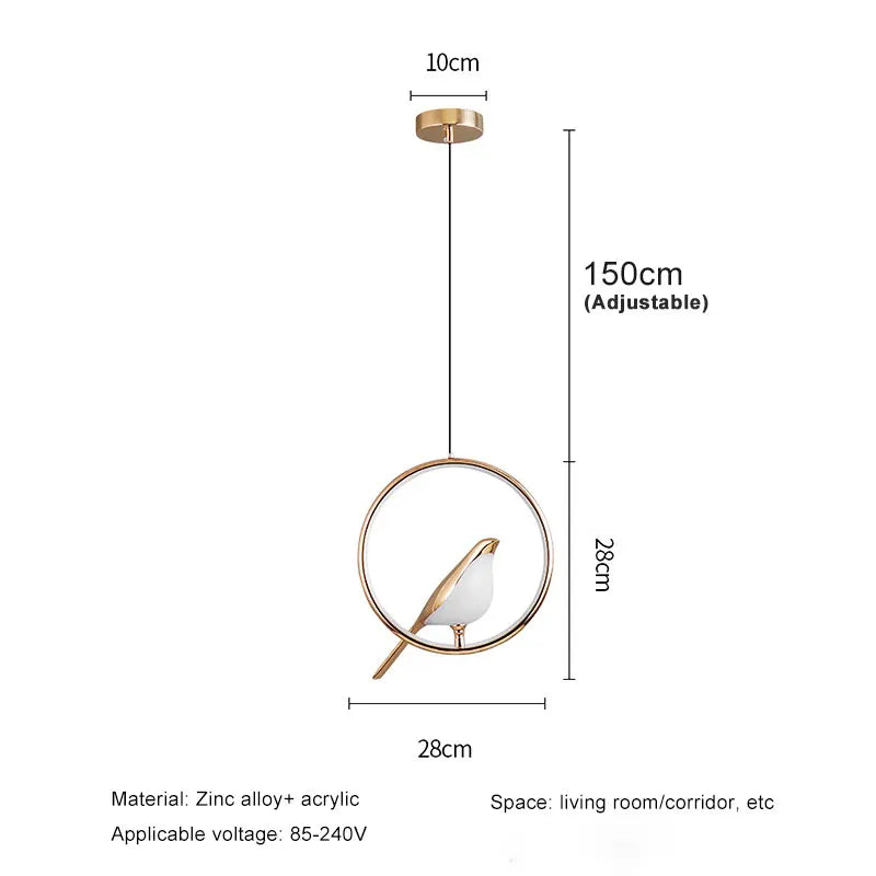 Modern Art Pendant Lamp Indoor Lighting for Living Room Bedroom Dining Room Light Fixture LED Hanging Lamp Home Decor