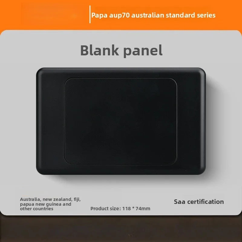 118 Type Australian Standard Socket Switch Combination Single Opening Multi Hole Socket Panel Multi Opening Multi Hole 10a/15a