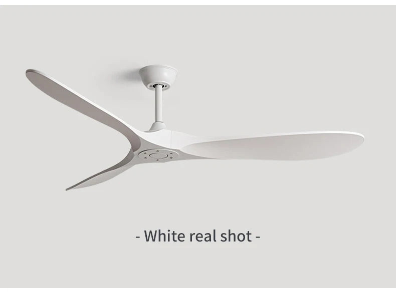 42/52 Inch Nordic LED Ceiling Light Restaurant Living Room Home Remote Control DC Silent Industrial Retro Electric Fan