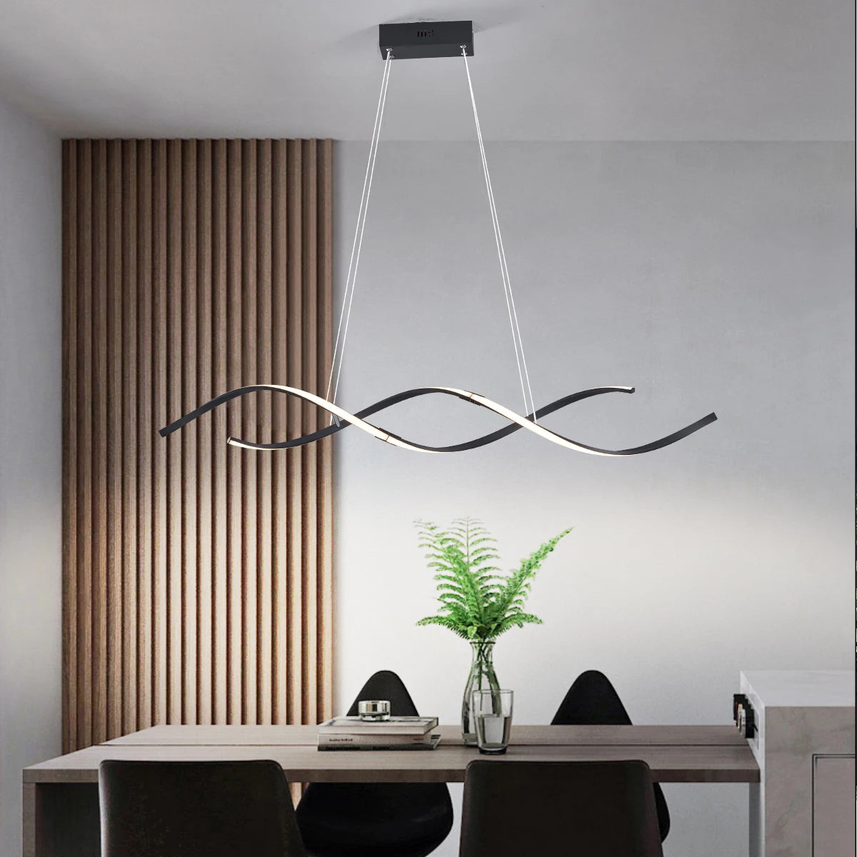 Modern LED Chandelier For Living Room Dining Room Bar Kitchen Room Work Smart Home Alexa Google RC Hanging Chandelier Fixtures