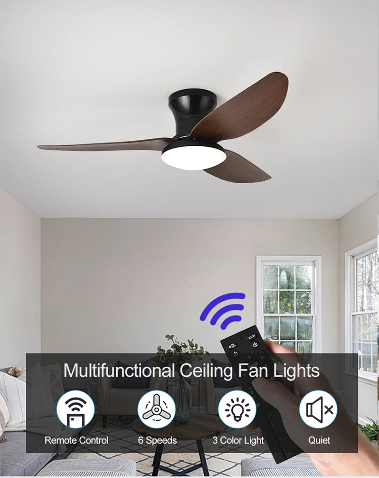 Bedroom fan light, ceiling fan light, high wind power ceiling, dining room, living room, household integrated ceiling, electric