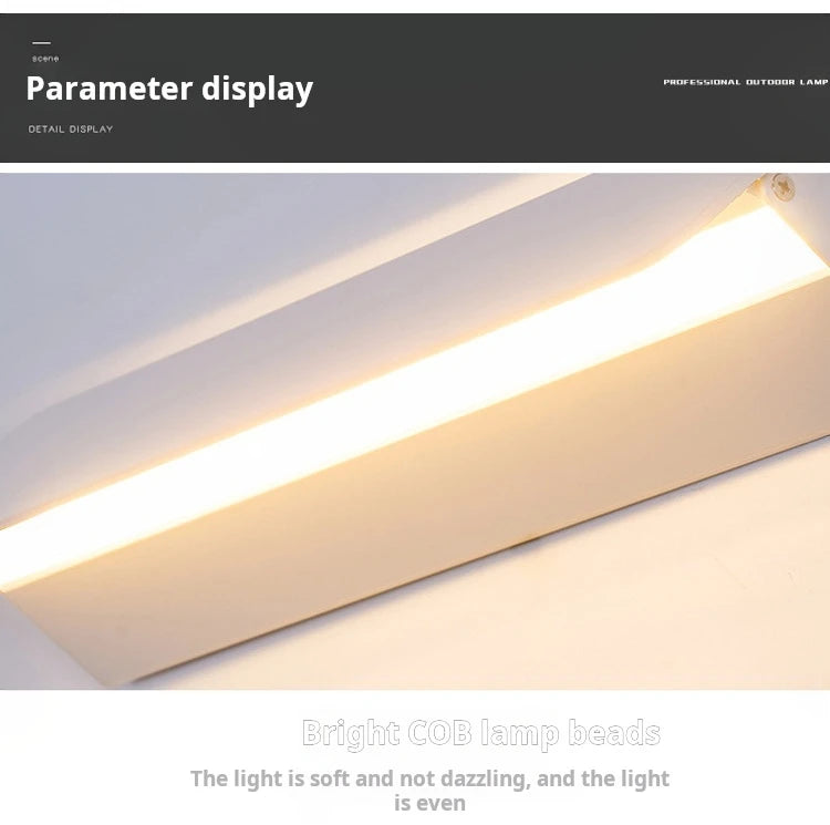 Indoor LED Wall Lamp Adjustable Angle Aluminum Alloy Wall Light Home Living Room Bedroom Vanity Mirror Bedside Lights