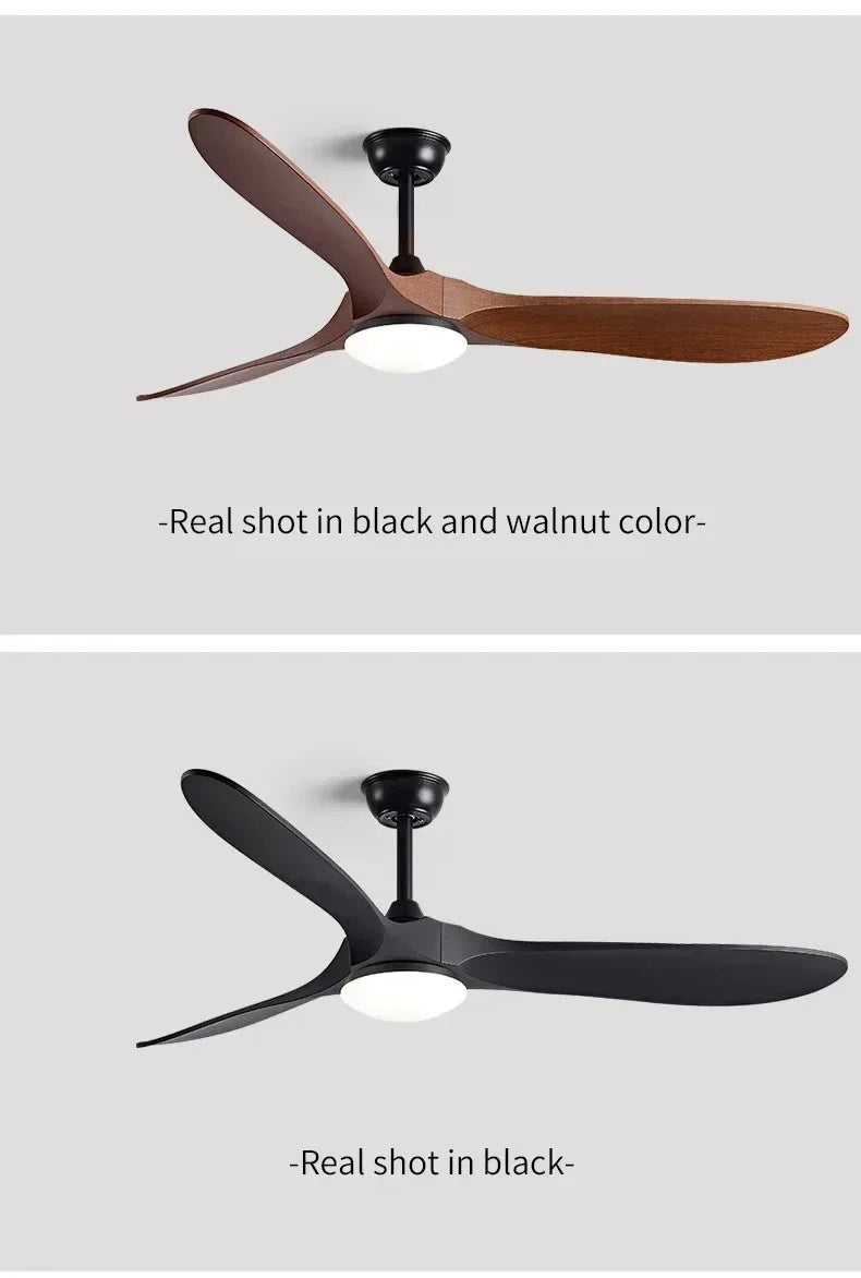 Low Floor Modern Ceiling Fan with Lights, 6-speed Adjustable DC Motor Reversible Blade Remote Control LED Fan with Lights