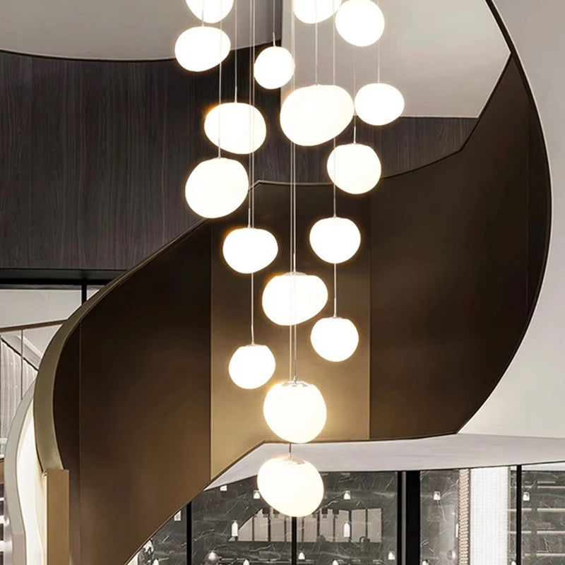 Nordic home decor dining room Pendant lamp lights indoor lighting stair lamp hanging light chandelier lamps for living room