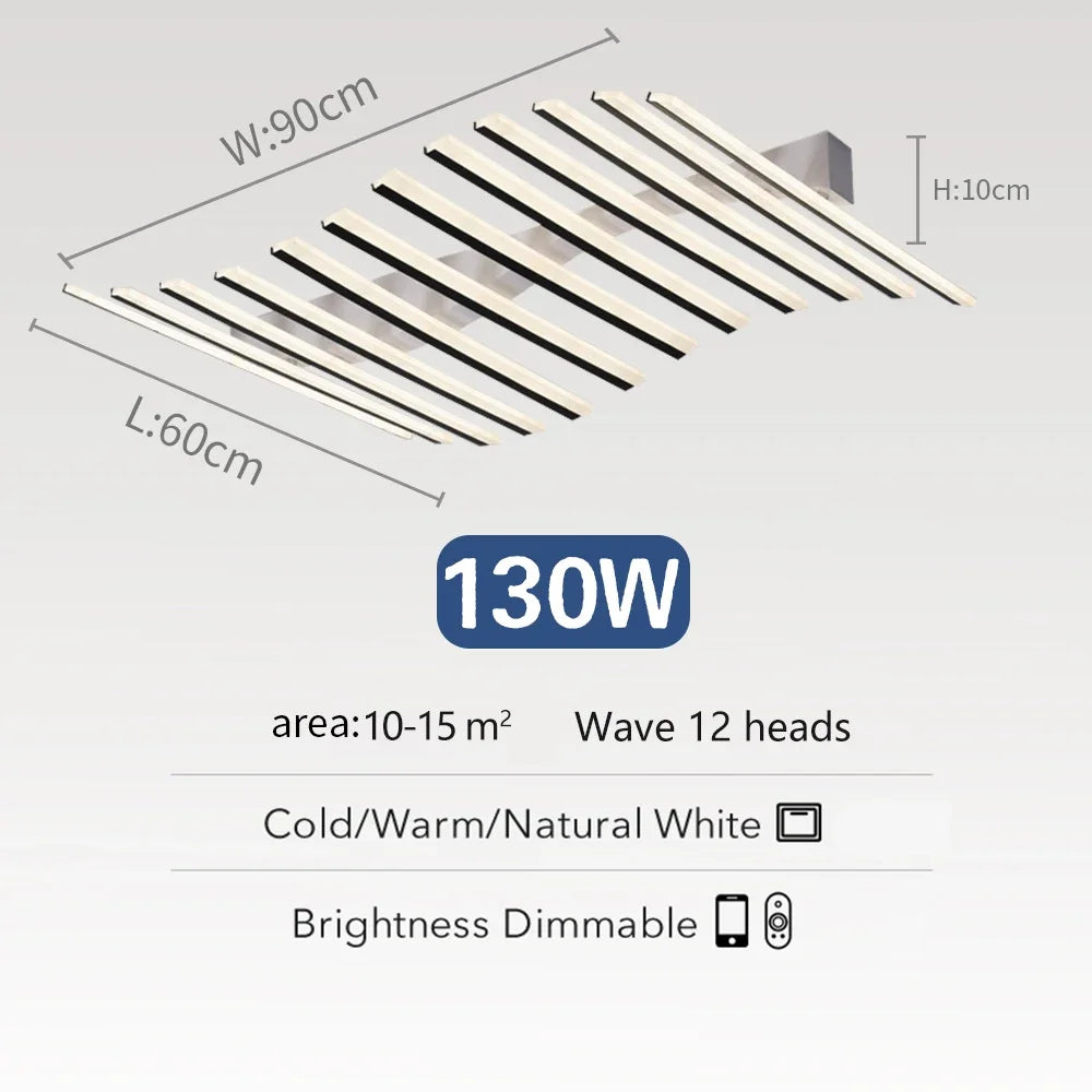 Modern Ceiling Light Luxury Nordic Ceiling Light Fixture LED Remote Control APPCeiling Chandelier Home Decoration Lighting