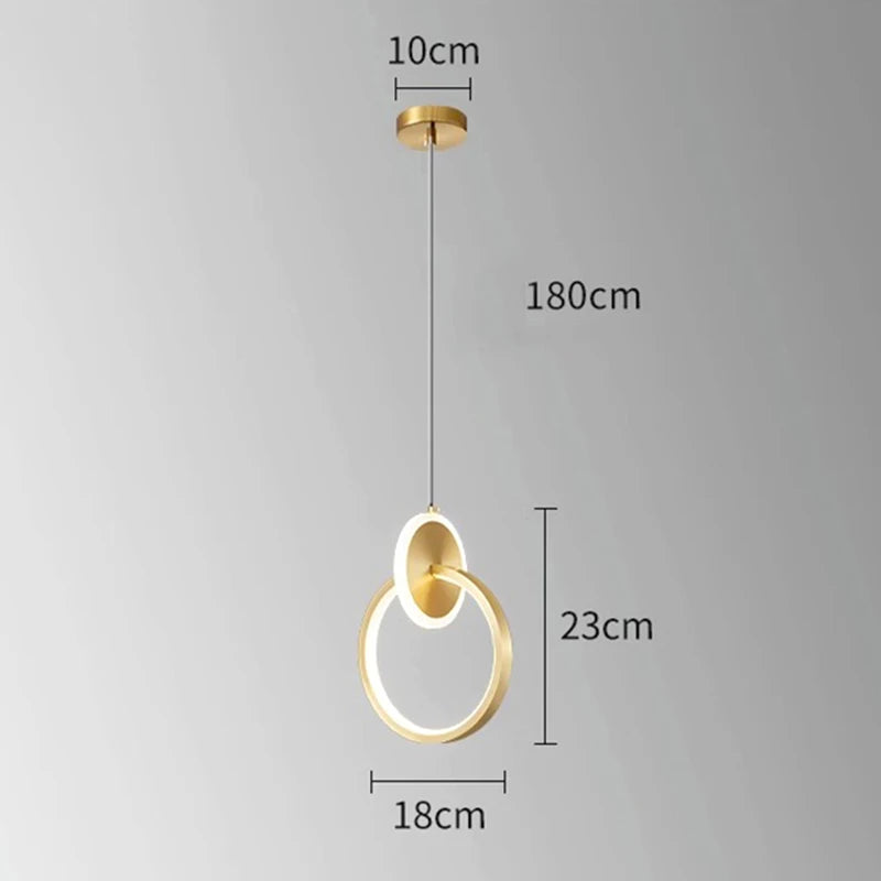 1 PC Modern home decor led lights Bedroom lamp bedside pendant light lamps led Chandeliers hanging light indoor lighting