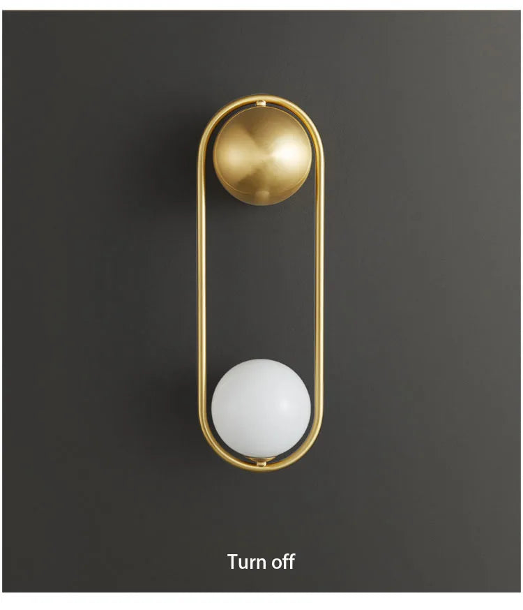 Minimalist U-shaped Wall lamp Modern designer Creative Study Living room Bedroom Background Wall light Bedhead