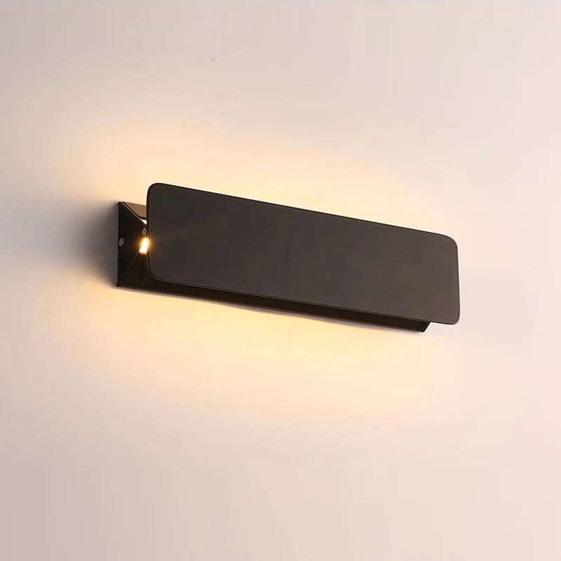 Indoor LED Wall Lamp Adjustable Angle Aluminum Alloy Wall Light Home Living Room Bedroom Vanity Mirror Bedside Lights