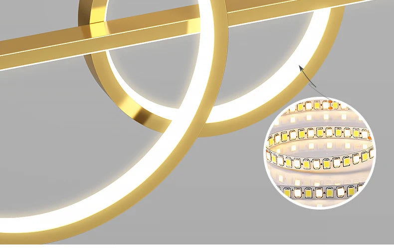 Restaurant Lighting 100cm Long Strip Decoration Dining Table Light Living Room Restaurant Modern LED Pendant Light Fixture Light