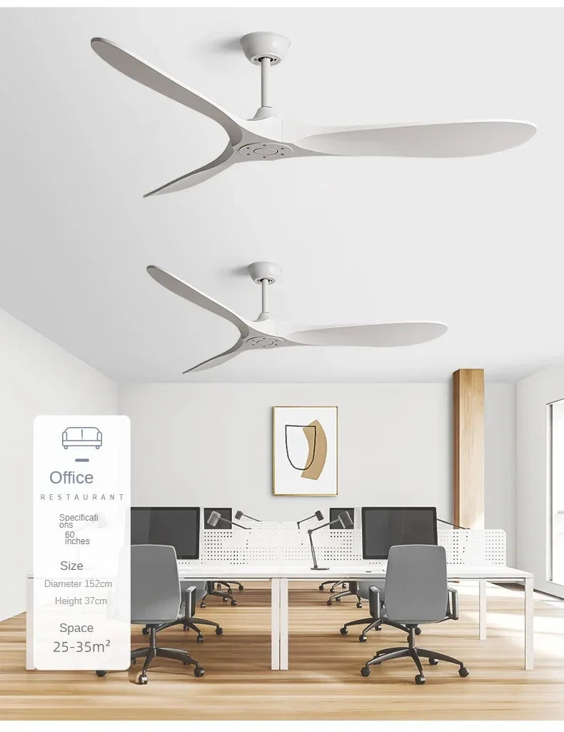 American Retro Ceiling Fan, Nordic Living Room, Dining Room, Industrial Variable Frequency Dimming Remote Control Electric Fan