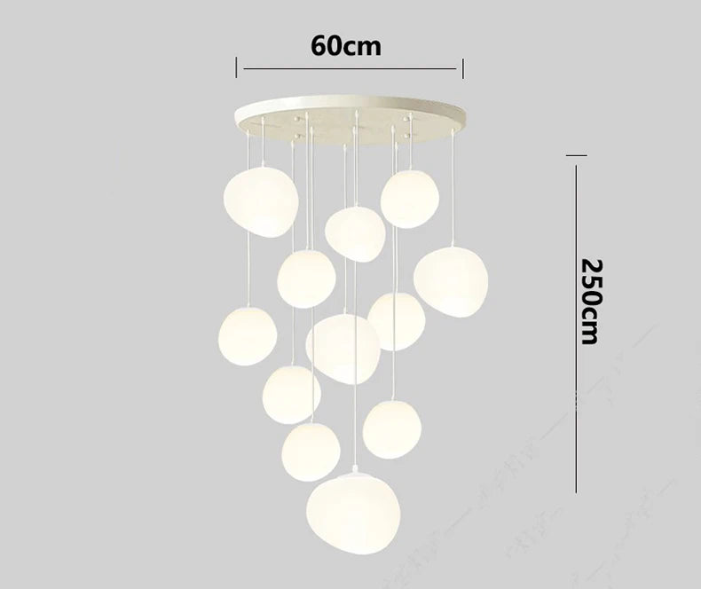 Nordic home decor dining room Pendant lamp lights indoor lighting stair lamp hanging light chandelier lamps for living room
