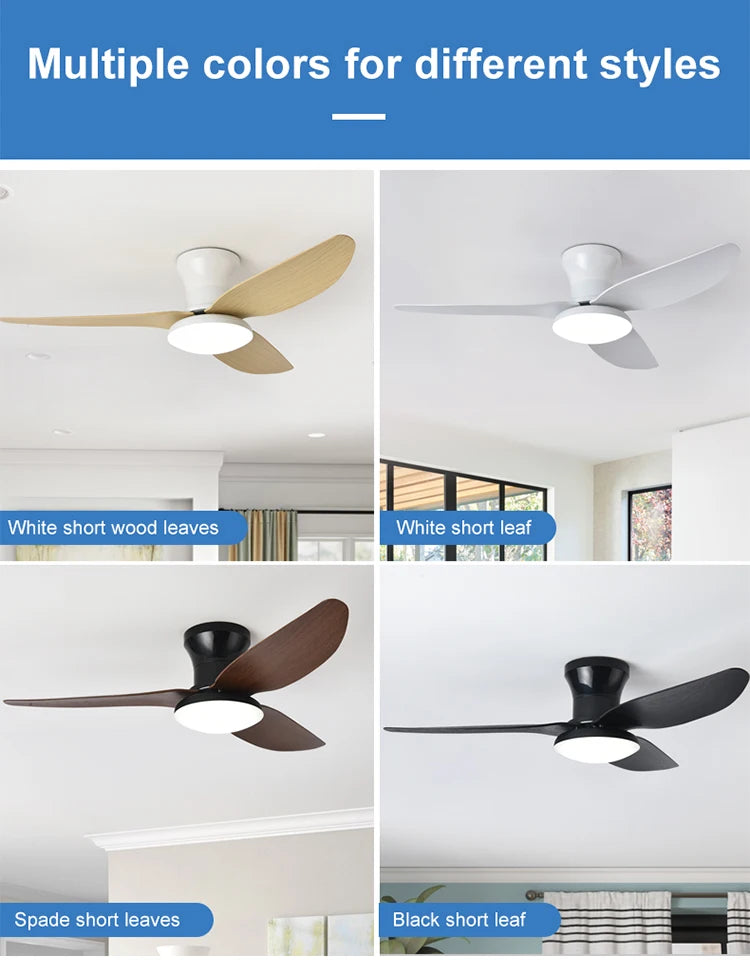 Bedroom fan light, ceiling fan light, high wind power ceiling, dining room, living room, household integrated ceiling, electric