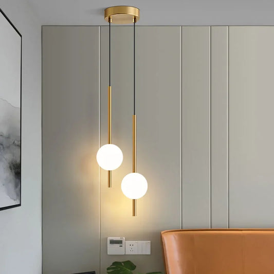 High-end Home Decoration Lighting Fixtures Bedside Pendant Lights Bedroom Modern Lamp TV Kitchen Dinning Room LED Magic Bean Art