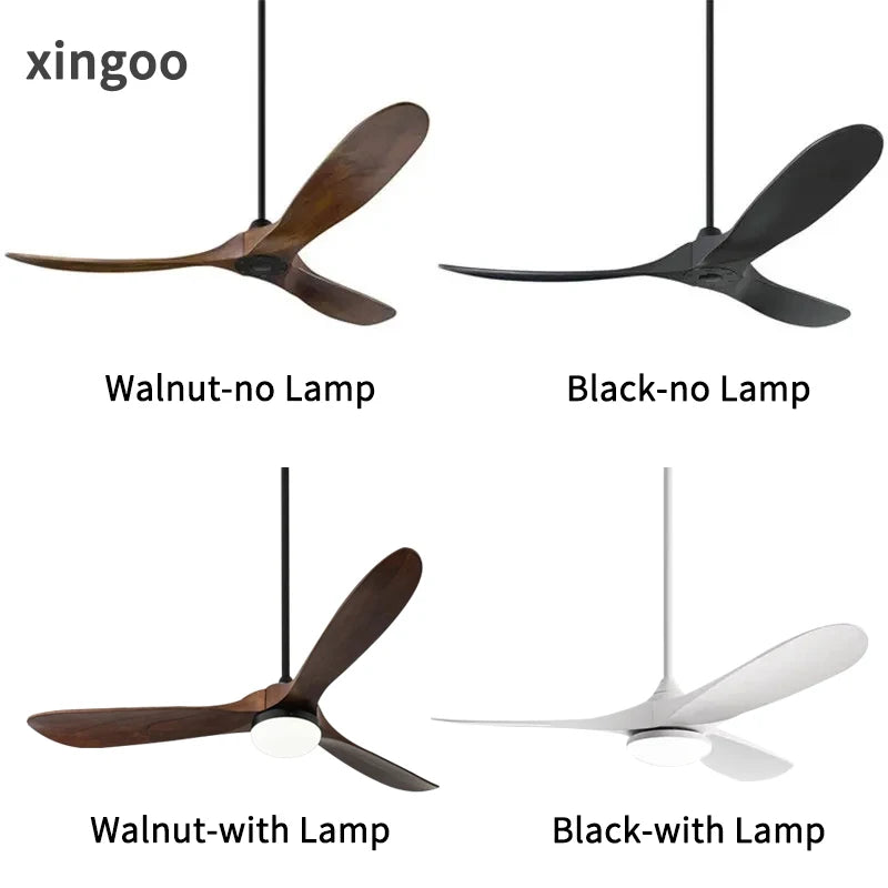 Intelligent LED Ceiling Fan for Home Decoration Pendant Light, Equipped with Reversible Motor, Suitable for Summer and Winter