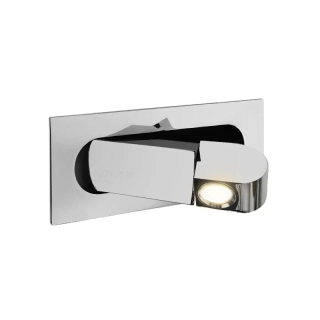 Recessed Rotation LED Reading Wall Light Living Room Bedroom Bedside Hotel Corridor Entrance Wall Lamp Hidden Decor Wall Sconce