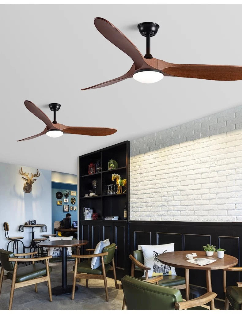Low Floor Modern Ceiling Fans No Light 42Inches DC Motor Reversible Blades Remote Control Led Fans Lamp With Lights
