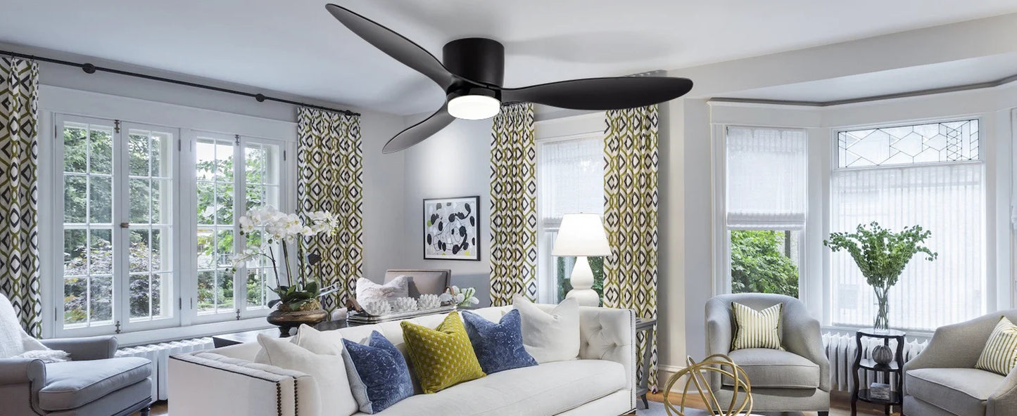 IRALAN silent and powerful ceiling fan 6-speed smart dimming LED Ceiling fan lighting bedroom room lamps Living room lights