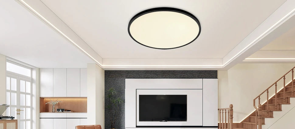 27cm 37cm Ultra Thin LED Ceiling Lamp 220V Indoor Lighting Room Decoration Ceilings Light for Kitchen Bedroom Corridor Bathroom
