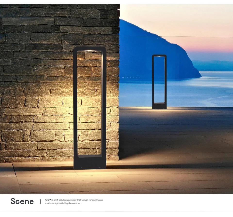 Outdoor iP65 waterproof LED lawn light. Suitable for parks, courtyards, gardens, and squares. Aluminum landscape light.